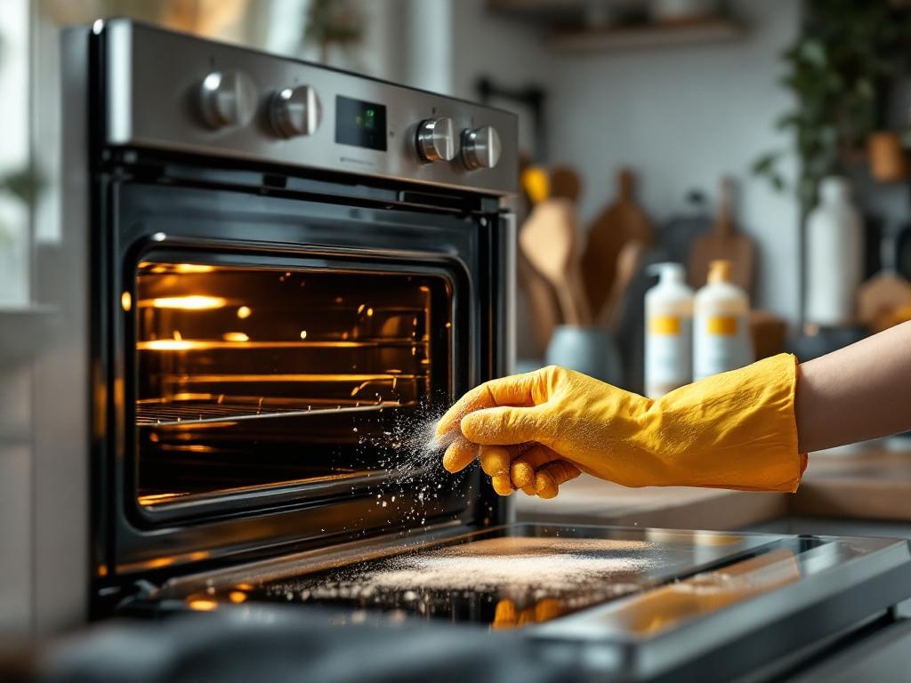 Limpieza del horno sin productos abrasivos