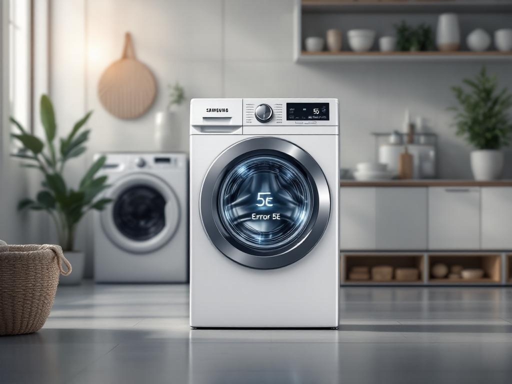 Causas del error 5E en lavadoras Samsung y soluciones