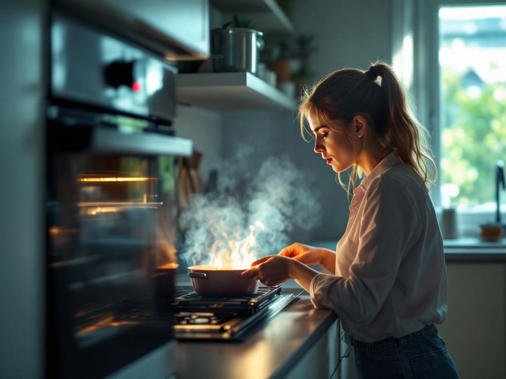 ¿Por qué mi horno huele a quemado?
