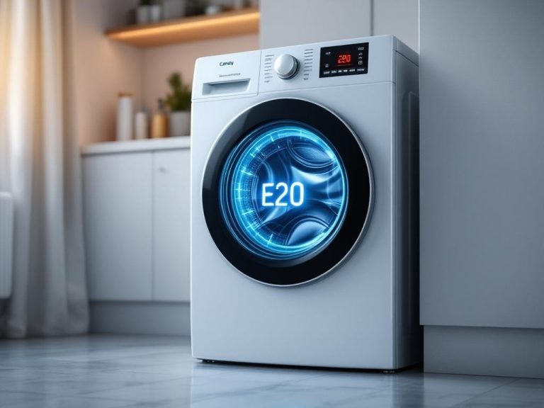 Descubre el motivo del error E20 en secadoras Candy