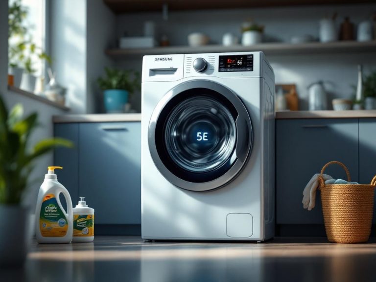 Solución al error 5E en lavadoras Samsung